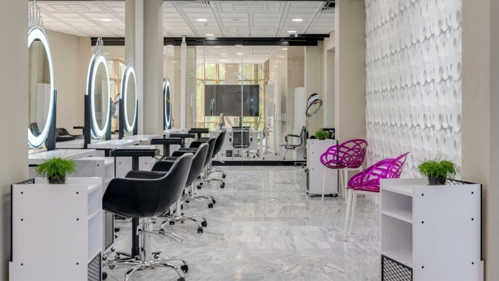 Beauty parlour interior designs by jivan furniture