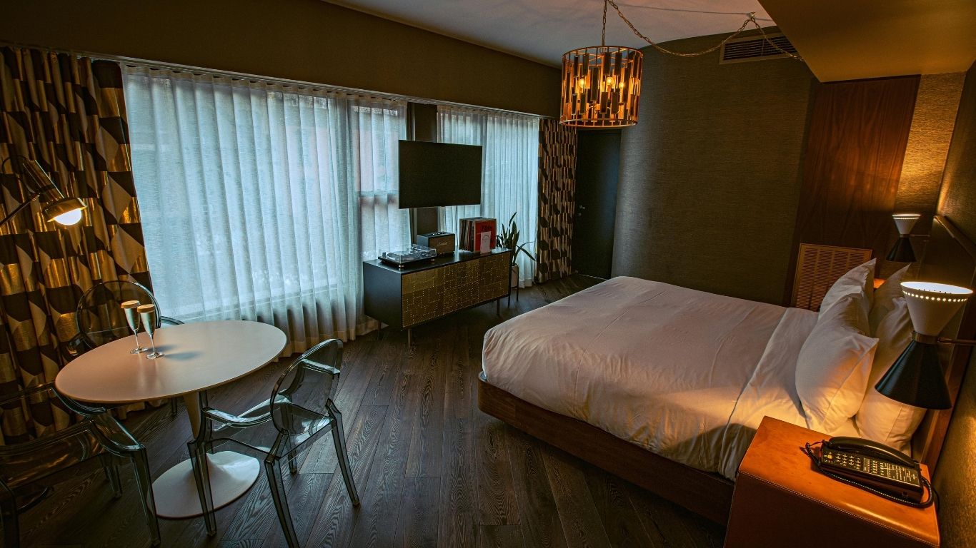 Bedroom interiors for couples by jivan furniture