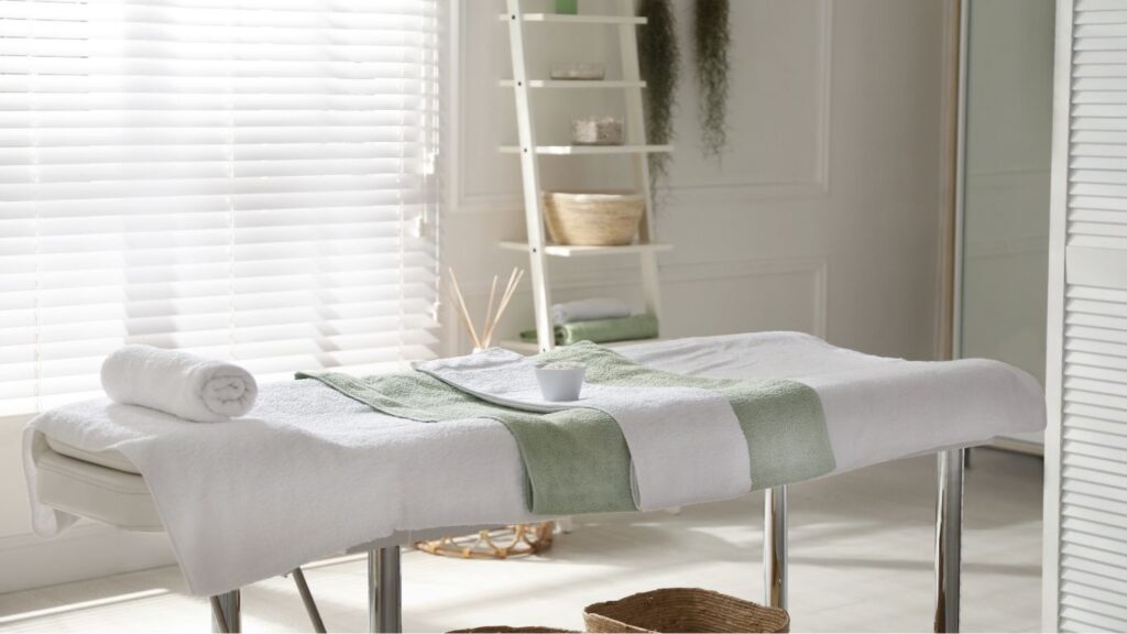 Spa and wellness studio by jivan furniture interior designs