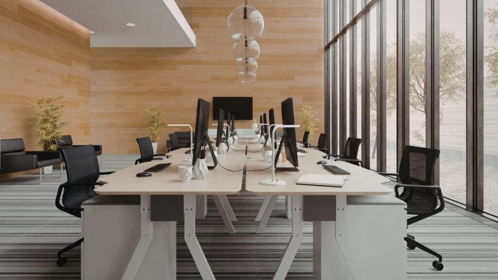 Office meeting room interiors by jivan furniture