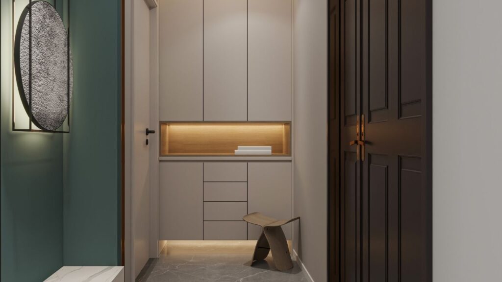 Hall way entrance designs by jivan furniture