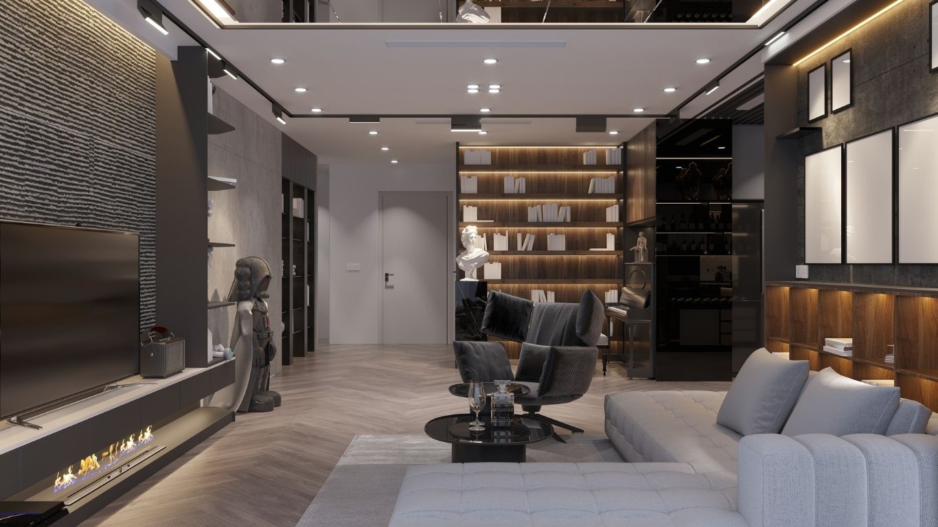 Jivan furniture made modern living space indoors